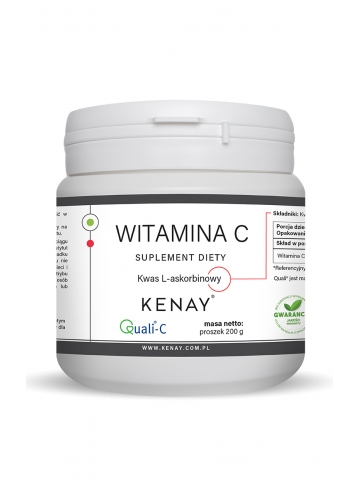 Witamina C Kwas L - askorbinowy (proszek 200 g) - suplement diety