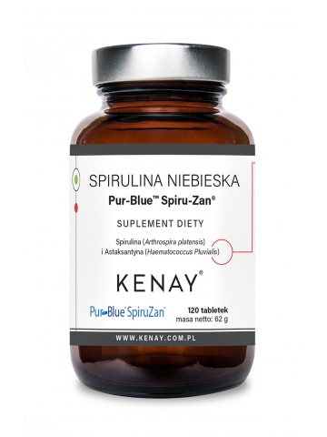 Spirulina niebieska Pur-Blue™ Spiru-Zan® (120 tabletek) - suplement diety